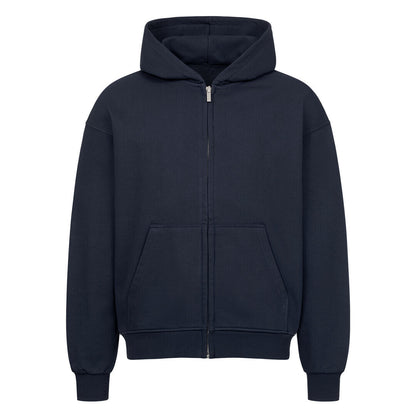 TRUE LINE OVERSIZED ZIPPER HOODIE